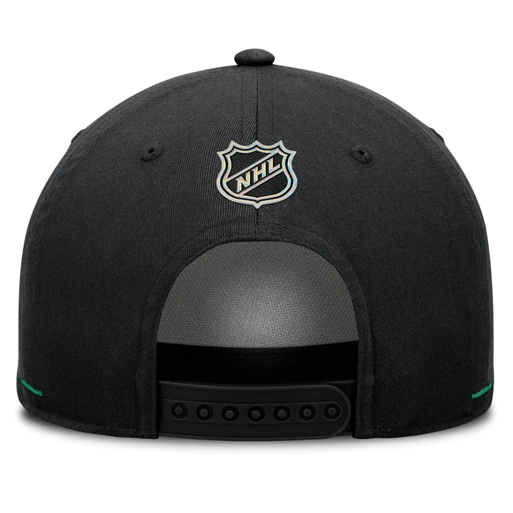 Dallas Stars Fanatics Alternate Authentic Pro Rink A-Frame Adjustable Hat - Black