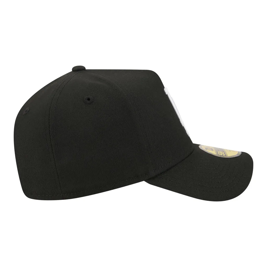 Los Angeles Dodgers New Era A-Frame 59FORTY Fitted Hat - Black Techwosell