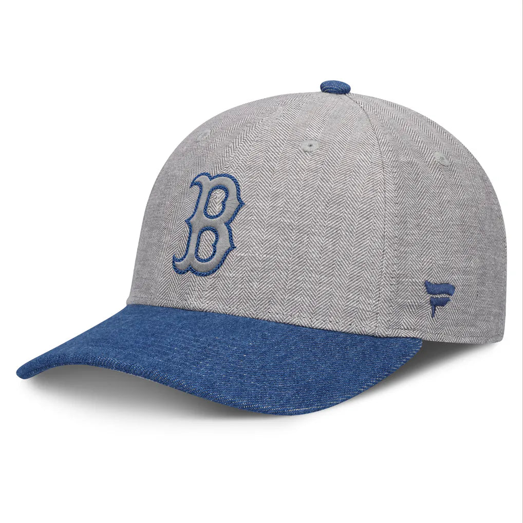 Boston Red Sox Fanatics Level Up Conduct Adjustable Hat - Gray/Denim Techwosell