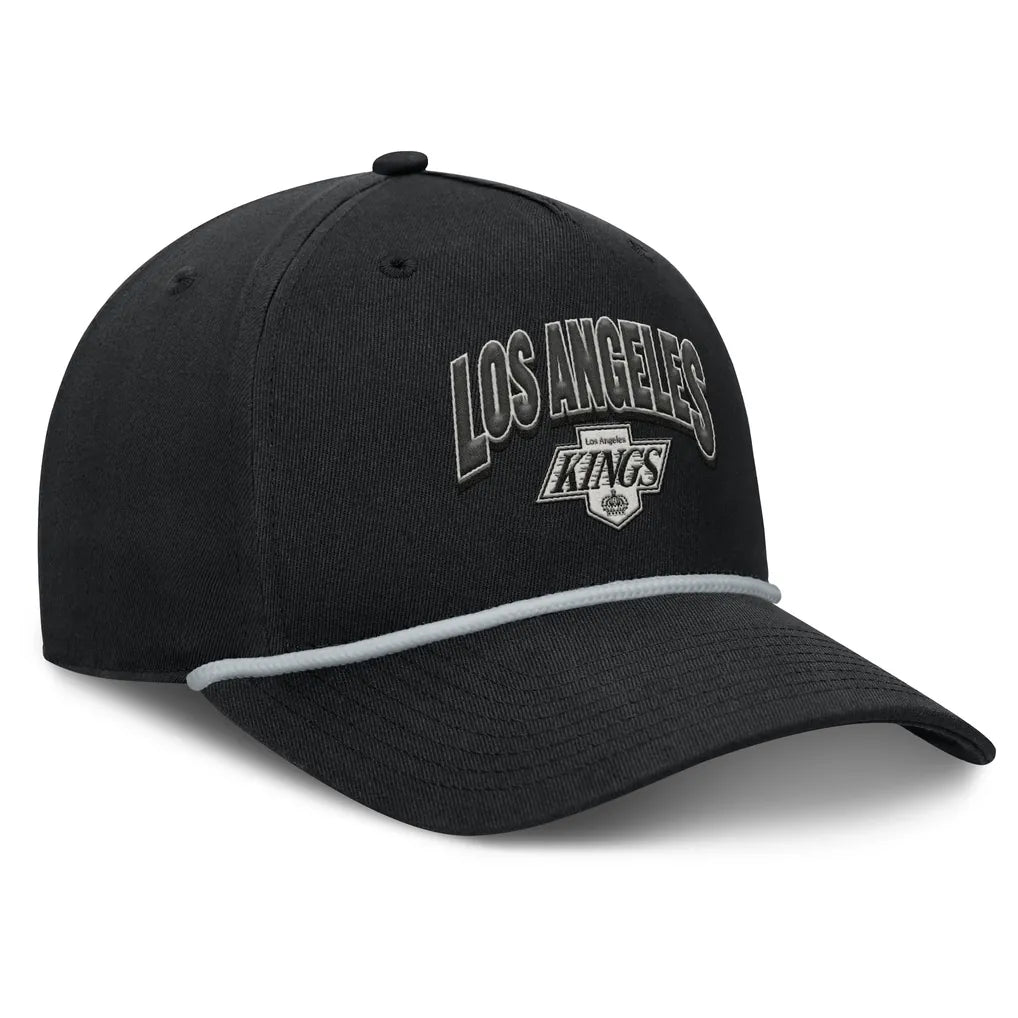 Los Angeles Kings Fanatics Decades Collection A-Frame Adjustable Hat - Black