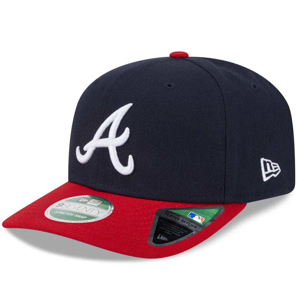 Atlanta Braves New Era Player Replica 9SEVENTY Adjustable Hat - Navy