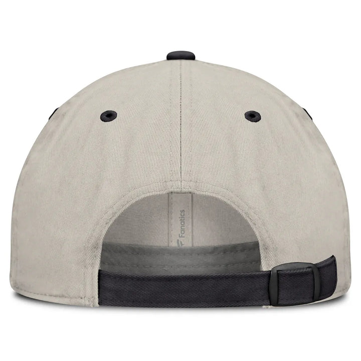 New York Mets Fanatics Frame Adjustable Hat - Beige/Charcoal