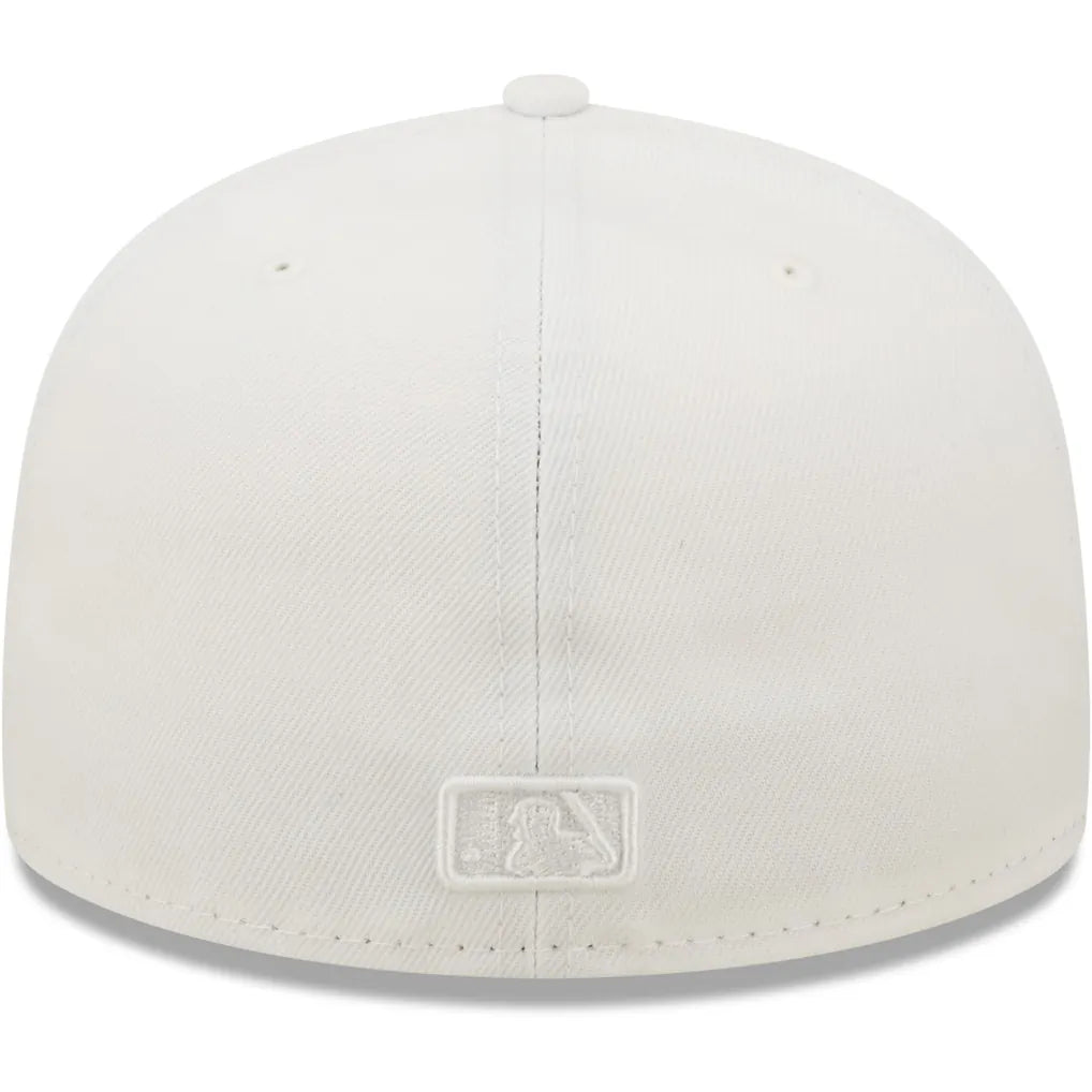Boston Red Sox New Era White on White 59FIFTY Fitted Hat Techwosell