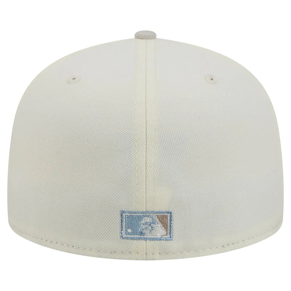 Los Angeles Dodgers New Era Crisp Equinox World Series 59FIFTY Fitted Hat - Natural