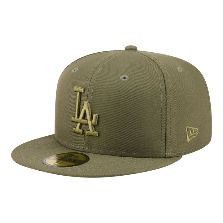Los Angeles Dodgers New Era Color Pack 59FIFTY Fitted Hat - Olive