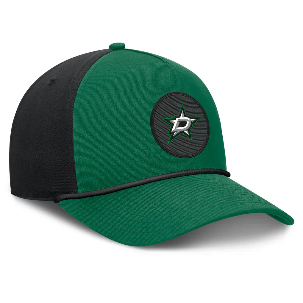 Dallas Stars Fanatics Authentic Pro Rink A-Frame Adjustable Hat - Kelly Green
