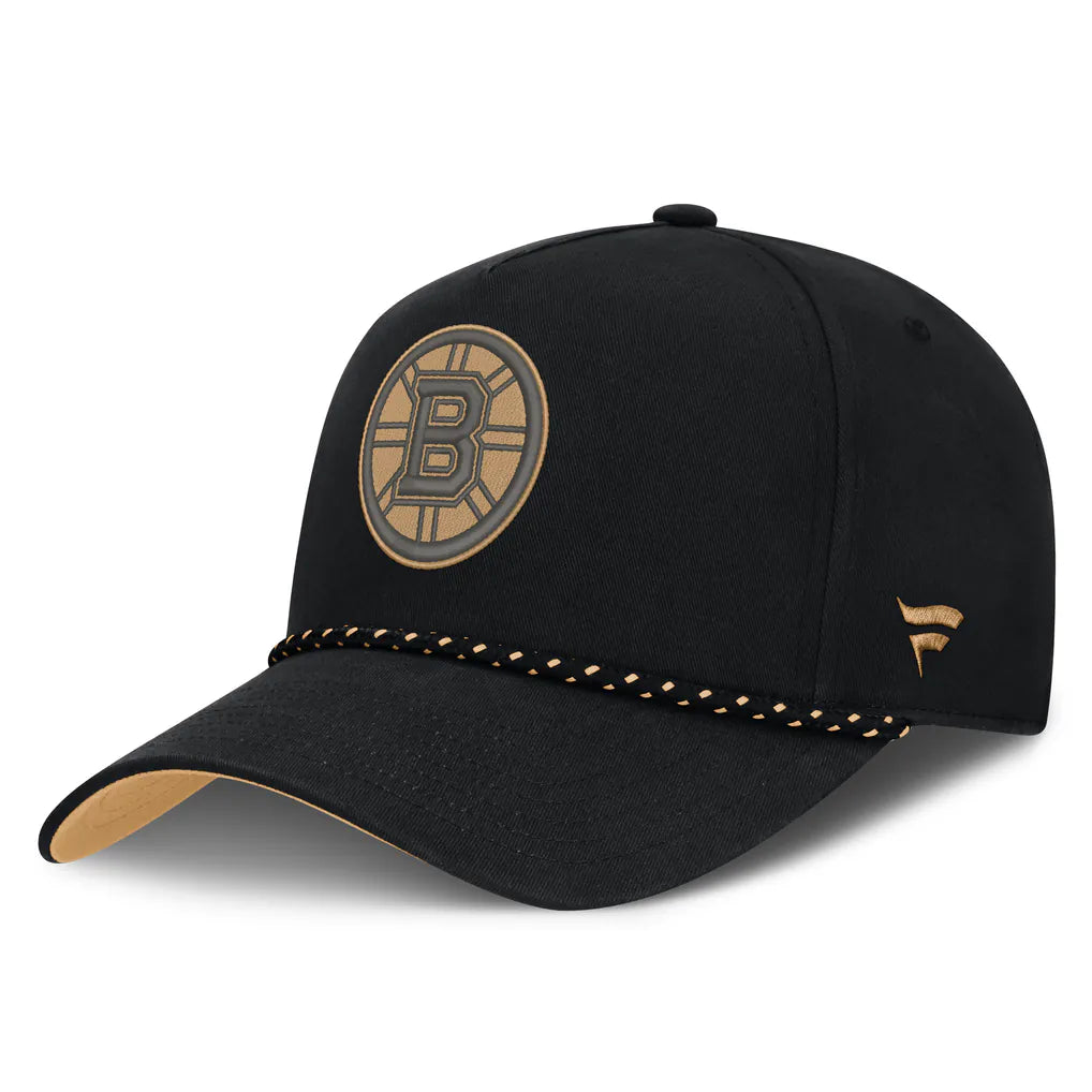 Boston Bruins Fanatics Military Appreciation Authentic Pro A-Frame Adjustable Hat - Black
