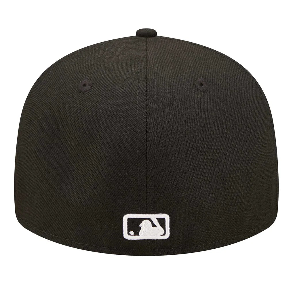 Chicago Cubs New Era Low Profile 59FIFTY Fitted Hat - Black Techwosell