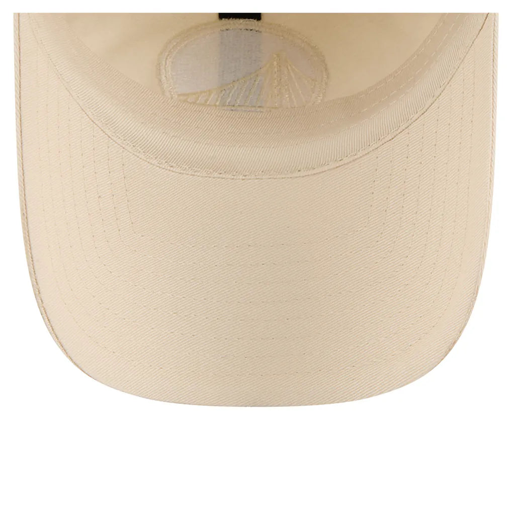 Golden State Warriors New Era Color Pack Casual Classic Adjustable Hat - Cream Techwosell