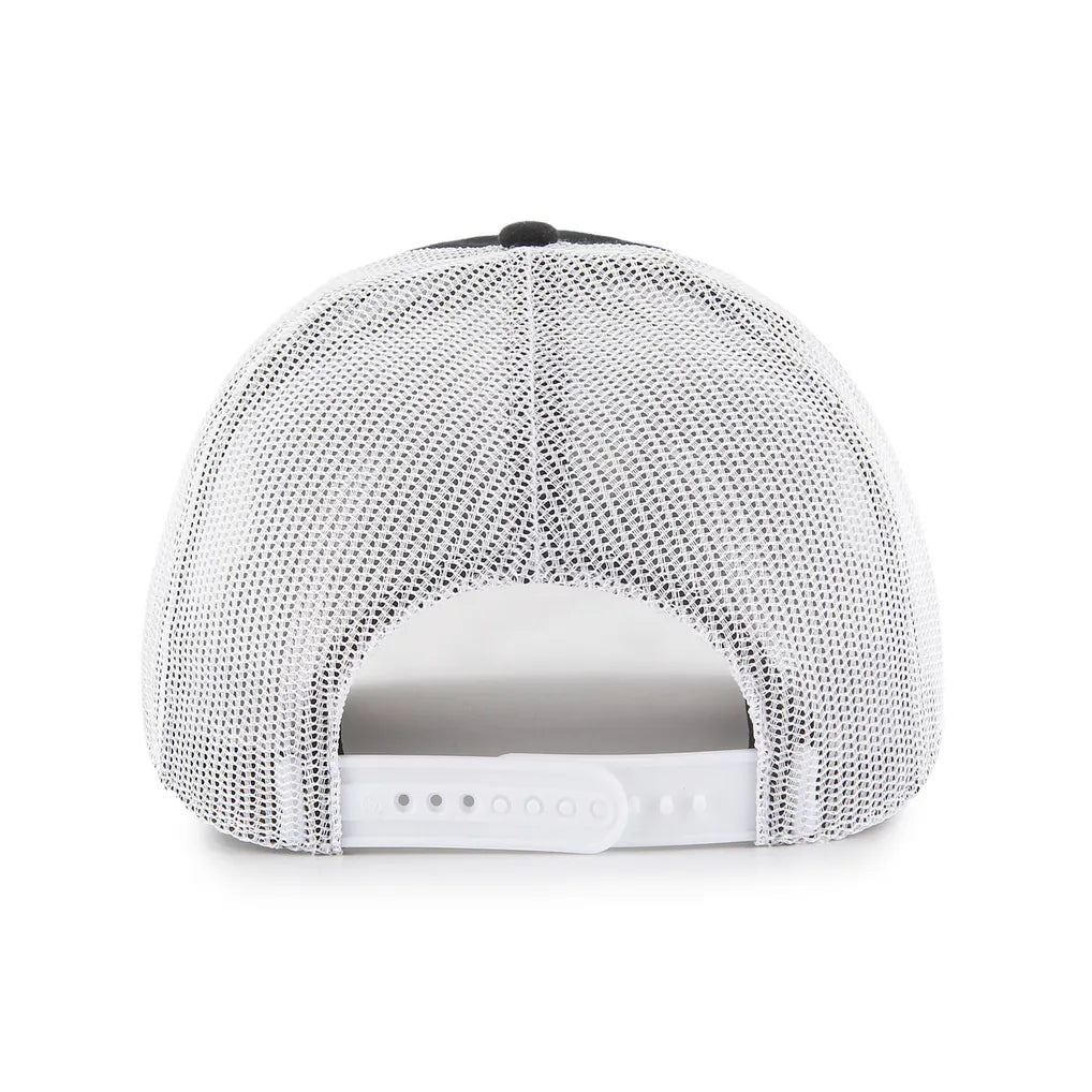 Dallas Stars '47 Logo Trucker Adjustable Hat - Black/White