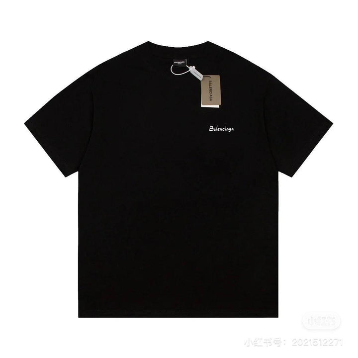 Balenciaga Black T-Shirt Without Collar