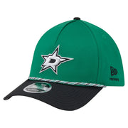 Dallas Stars New Era 2-Tone Featherweight 39THIRTY A-Frame M-Crown Flex Hat - Kelly Green/Black Techwosell