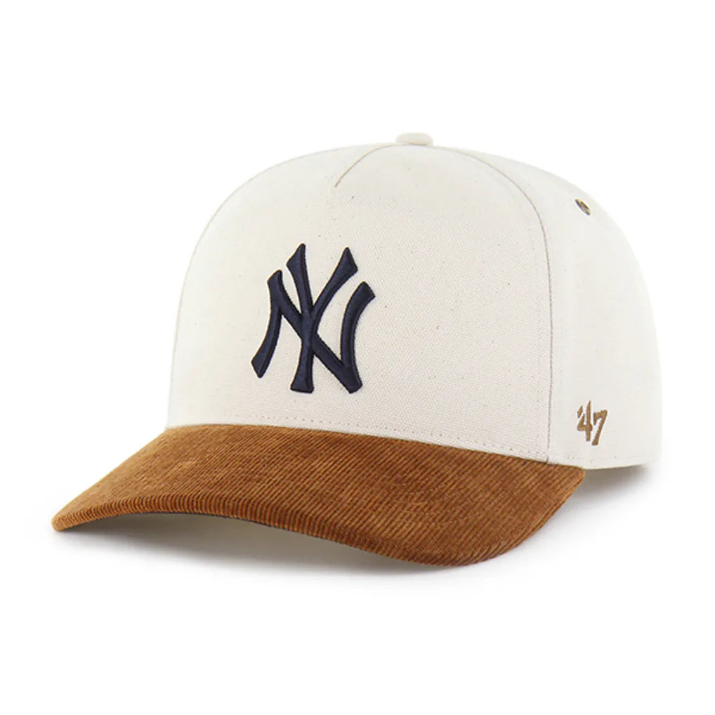 New York Yankees Carhartt x '47 Undyed Relaxed Hitch Adjustable Hat - Natural/Brown Techwosell