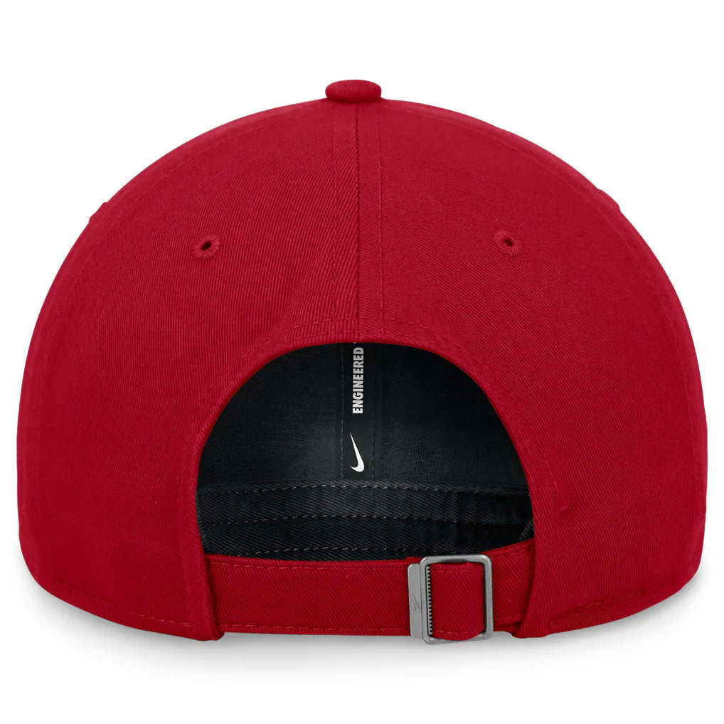 Chicago Cubs Nike Club Adjustable Hat - Red Techwosell