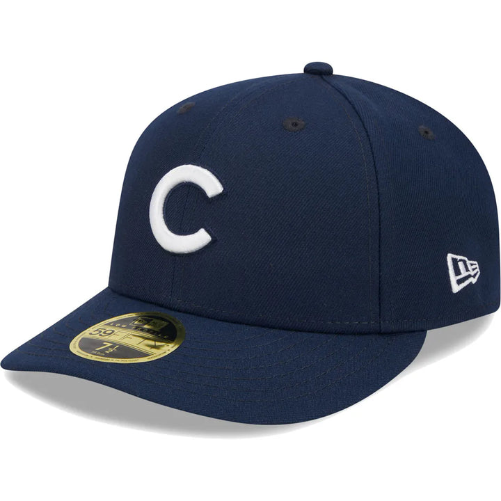 Chicago Cubs New Era Oceanside Low Profile 59FIFTY Fitted Hat - Navy