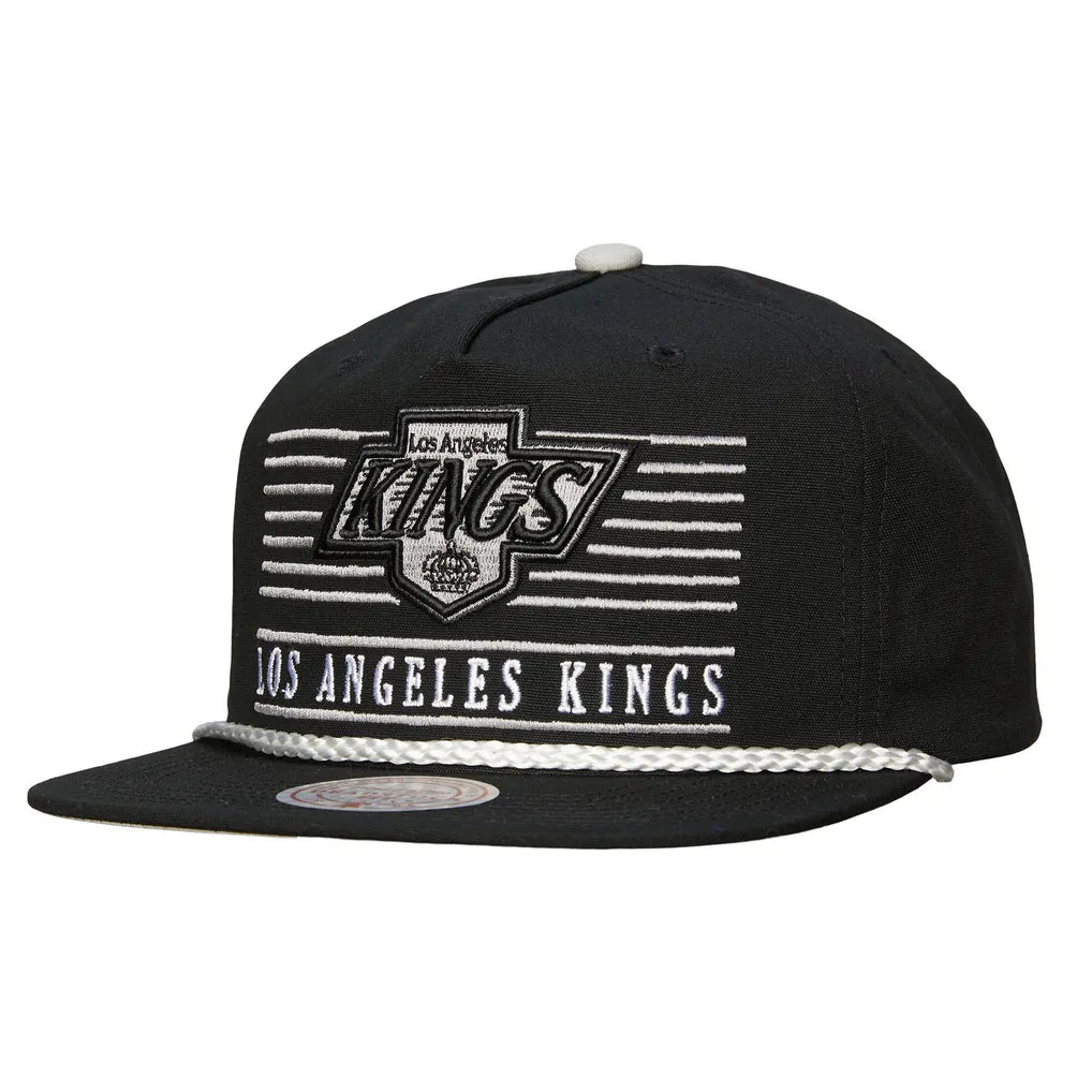 Los Angeles Kings Mitchell & Ness Ascend Deadstock Snapback Hat - Black Techwosell