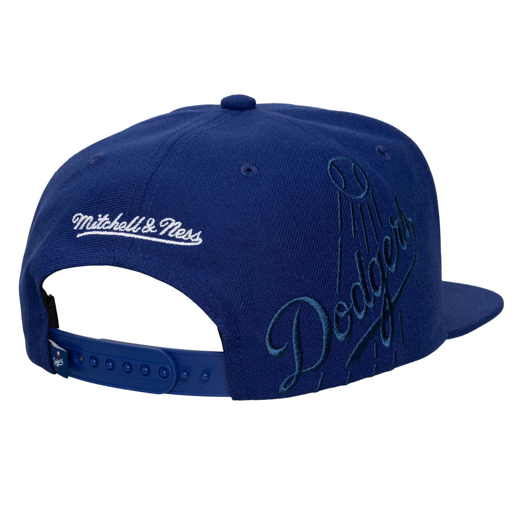 Los Angeles Dodgers Mitchell & Ness Unisex Side Logo Snapback Hat - Royal