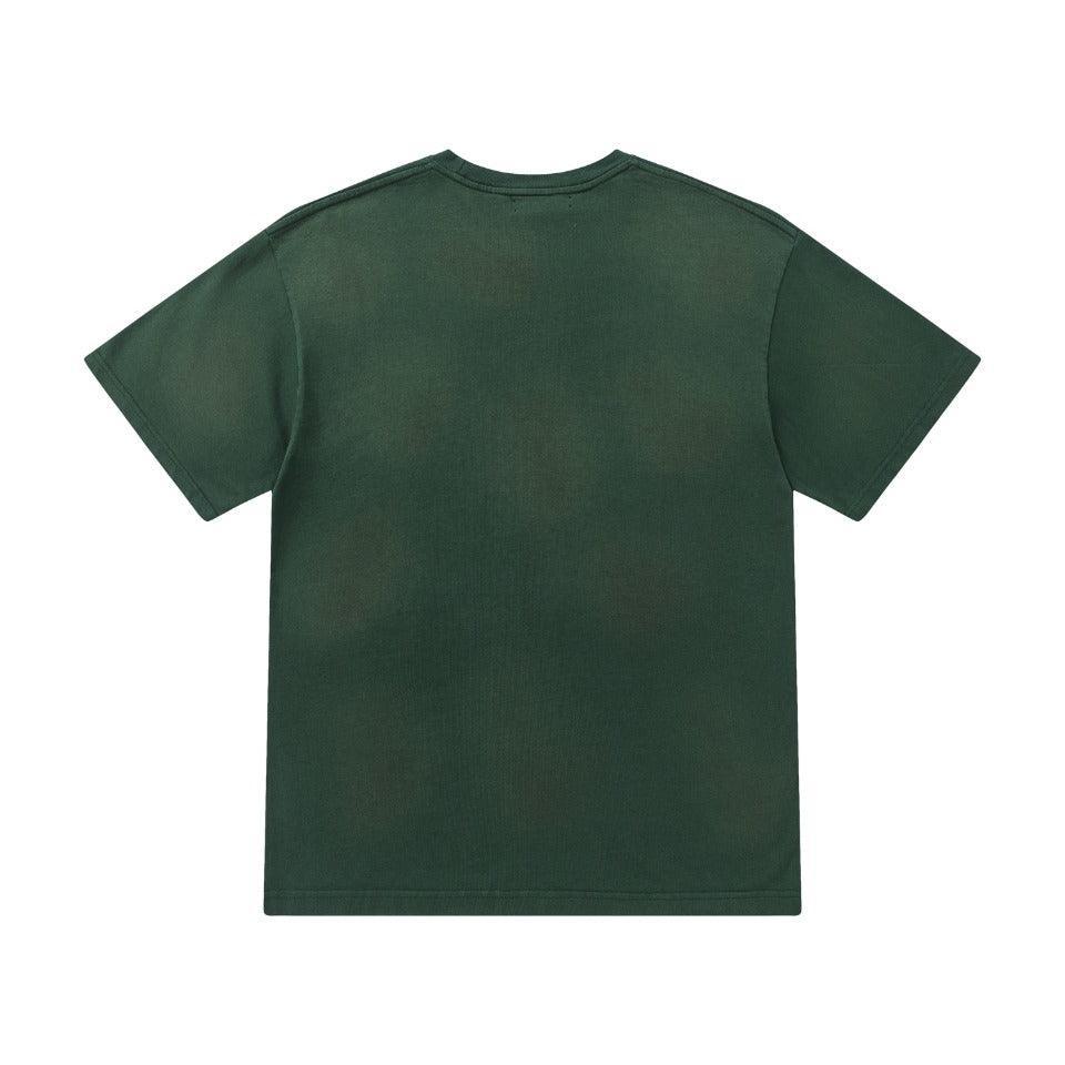 Amiri Lion Green T-Shirt Without Collar Techwosell