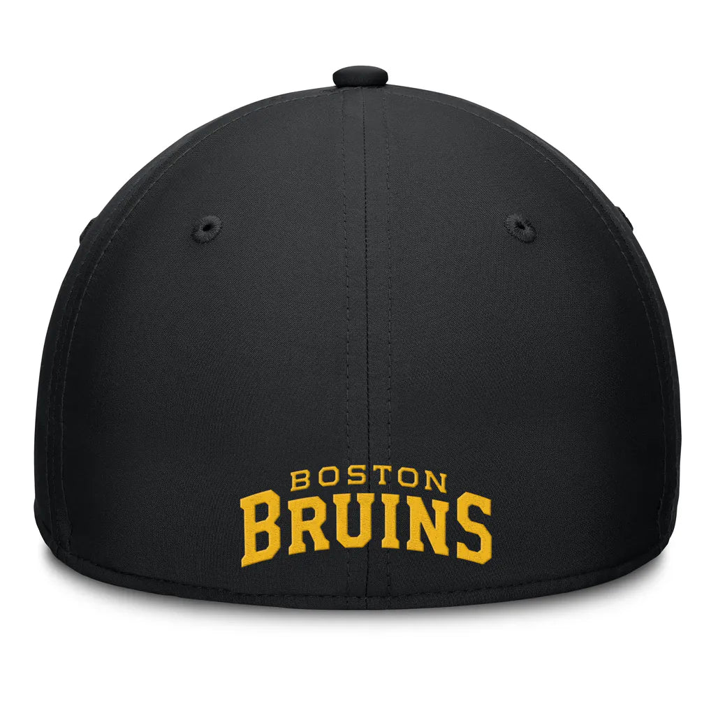 Boston Bruins Fanatics Primary Logo Flex Hat - Black Techwosell
