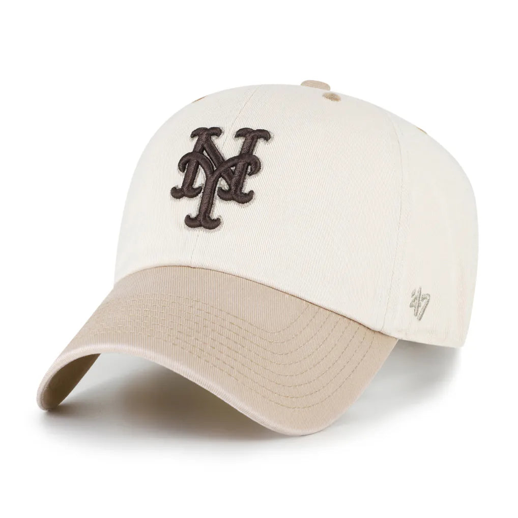 New York Mets '47 Neutral Terrain Clean Up Adjustable Hat - Natural/Tan