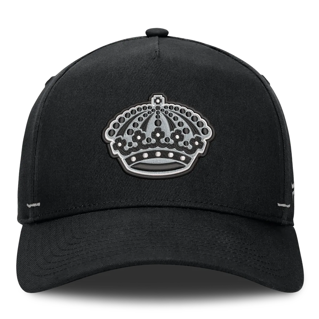 Los Angeles Kings Fanatics Alternate Authentic Pro Rink A-Frame Adjustable Hat - Black Techwosell