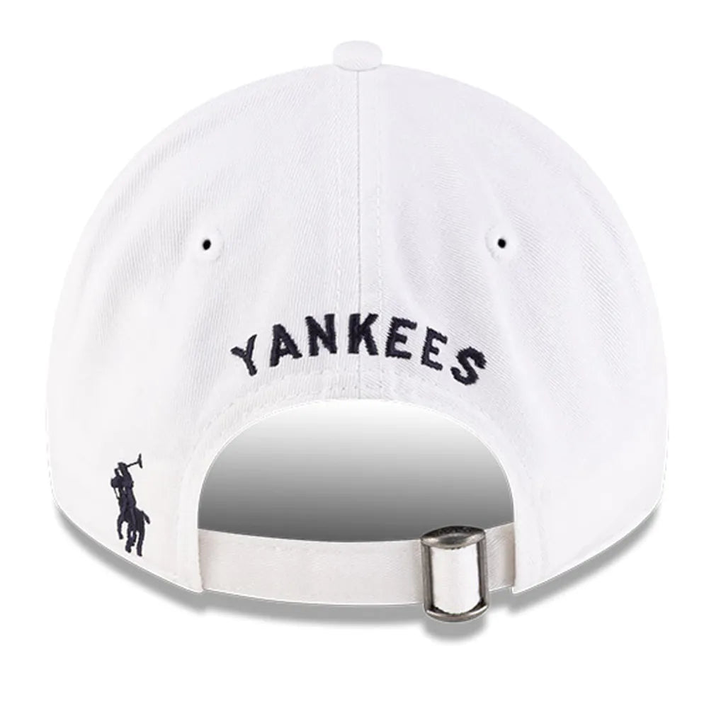 New York Yankees New Era x Ralph Lauren 9TWENTY Adjustable Hat - White Techwosell