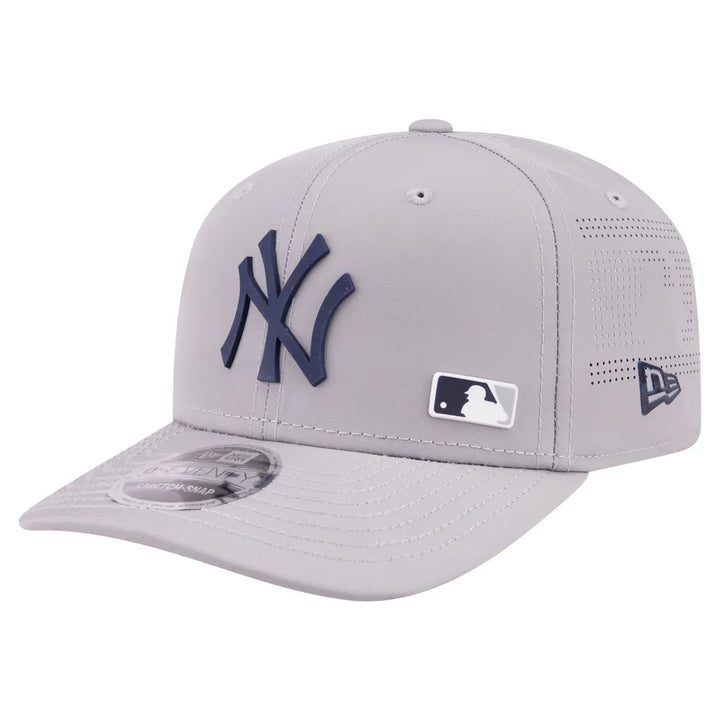 New York Yankees New Era Laser Perforated 9SEVENTY Adjustable Hat - Gray