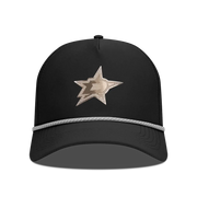 Dallas Stars Levelwear Gordon Copper Insignia Vented Adjustable Hat - Black Techwosell