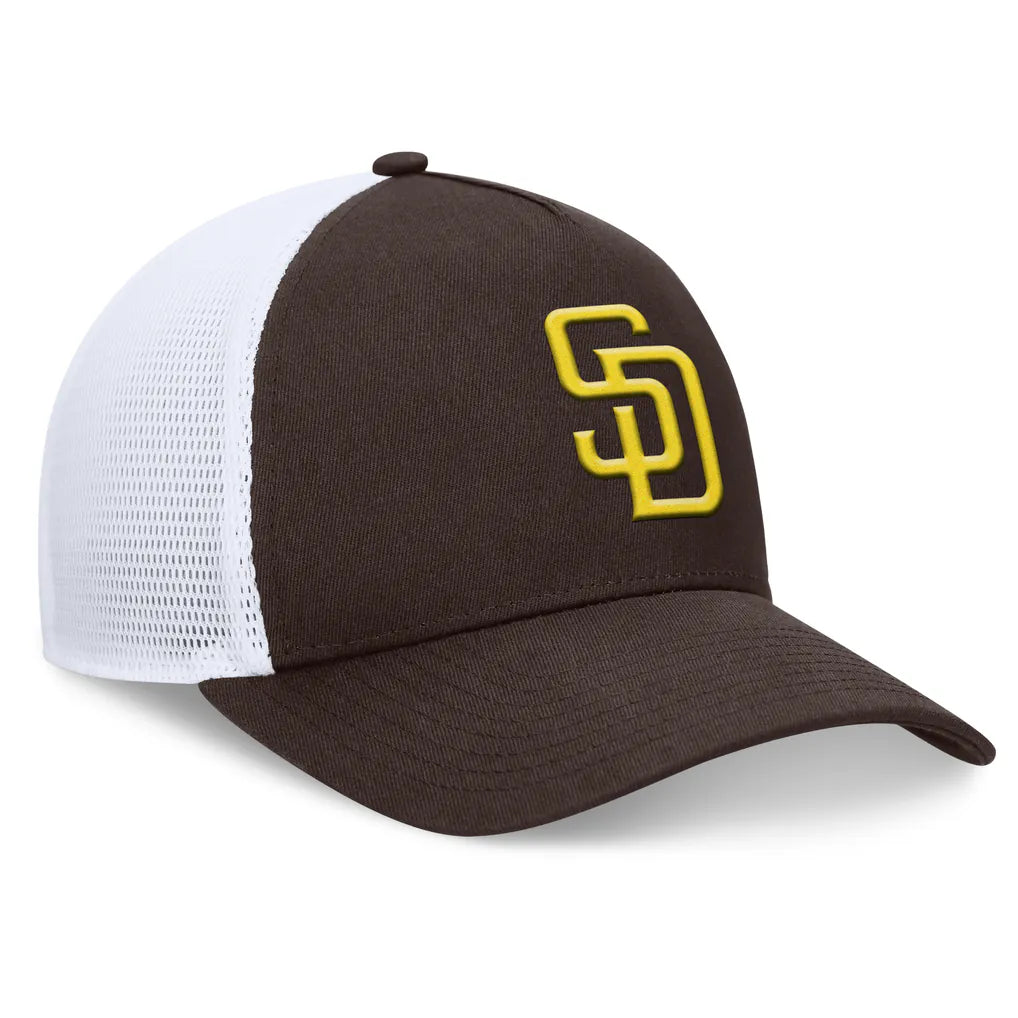 San Diego Padres Fanatics Fundamental A-Frame Adjustable Hat - Brown