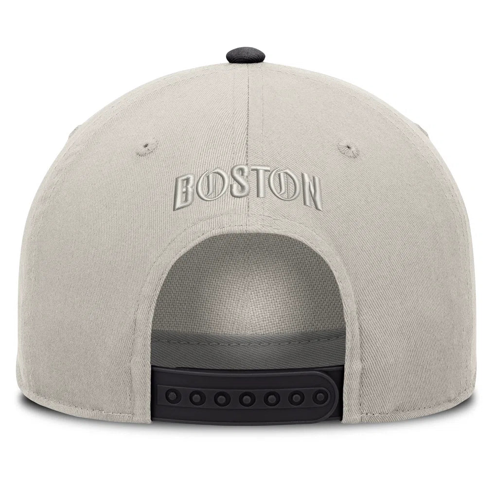 Boston Red Sox Fanatics Wonder A-Frame Adjustable Hat - Stone/Graphite Techwosell