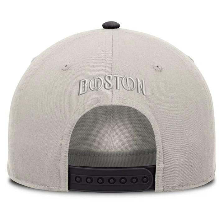 Boston Red Sox Fanatics Wonder A-Frame Adjustable Hat - Stone/Graphite