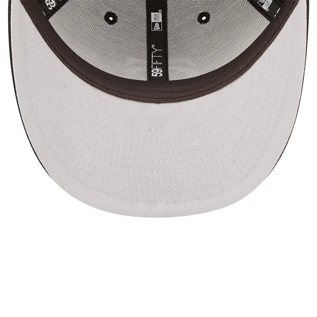San Diego Padres New Era Low Profile 59FIFTY Fitted Hat - Black Techwosell