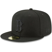 Boston Red Sox New Era Primary Logo Basic 59FIFTY Fitted Hat - Black Techwosell