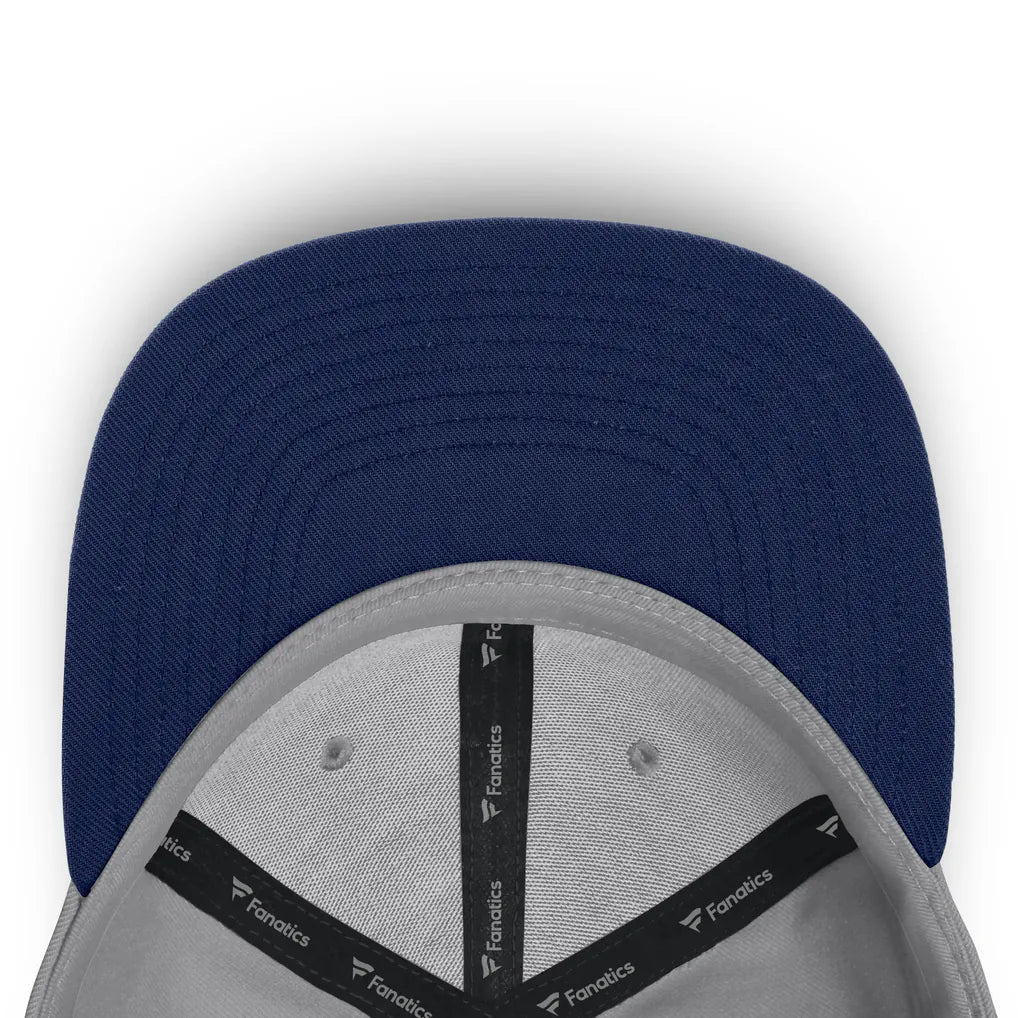 Atlanta Braves Fanatics Punchout Snapback Hat - Gray