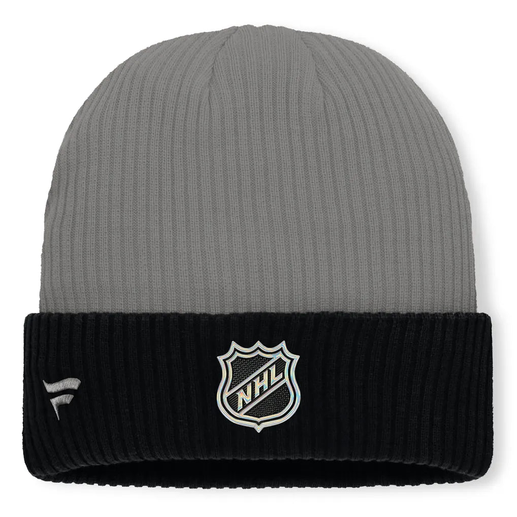 Los Angeles Kings Fanatics Authentic Pro Rink Cuffed Knit Hat - Gray Techwosell