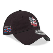 San Diego Padres New Era America 250 9TWENTY Adjustable Hat - Black Techwosell