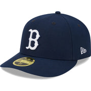 Boston Red Sox New Era Oceanside Low Profile 59FIFTY Fitted Hat - Navy Techwosell