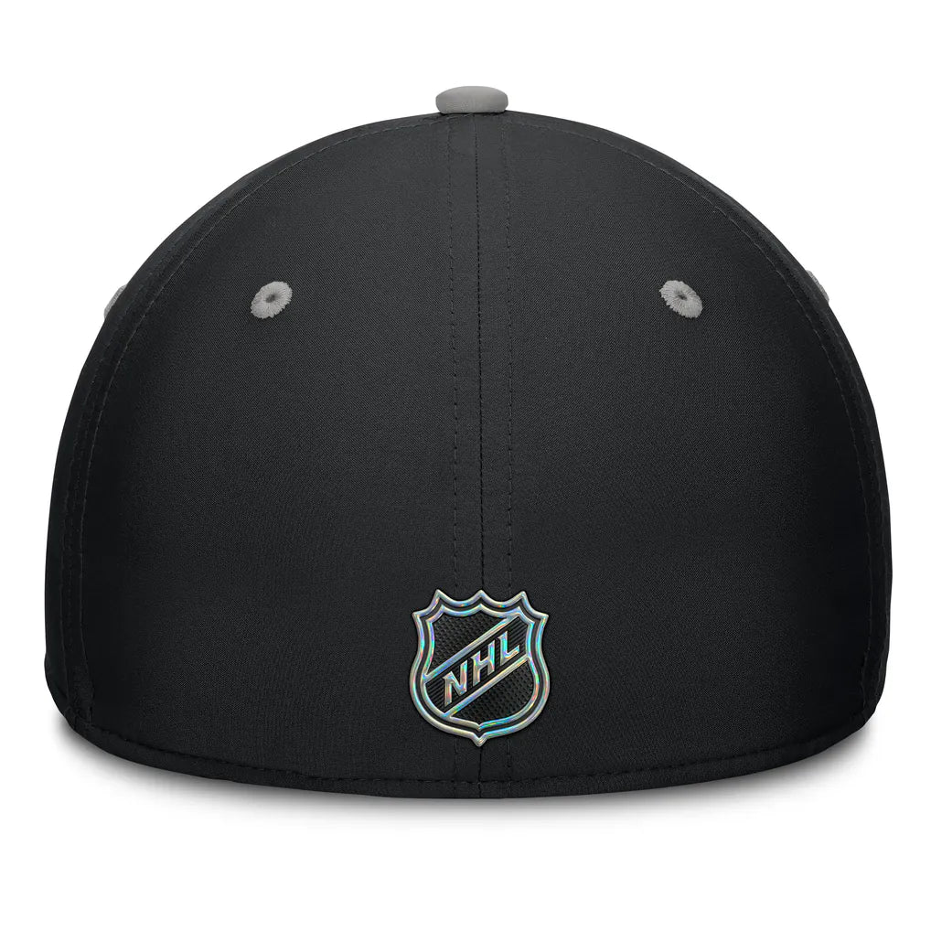 Los Angeles Kings Fanatics Authentic Pro Rink Stretch Hat - Black/Gray Techwosell