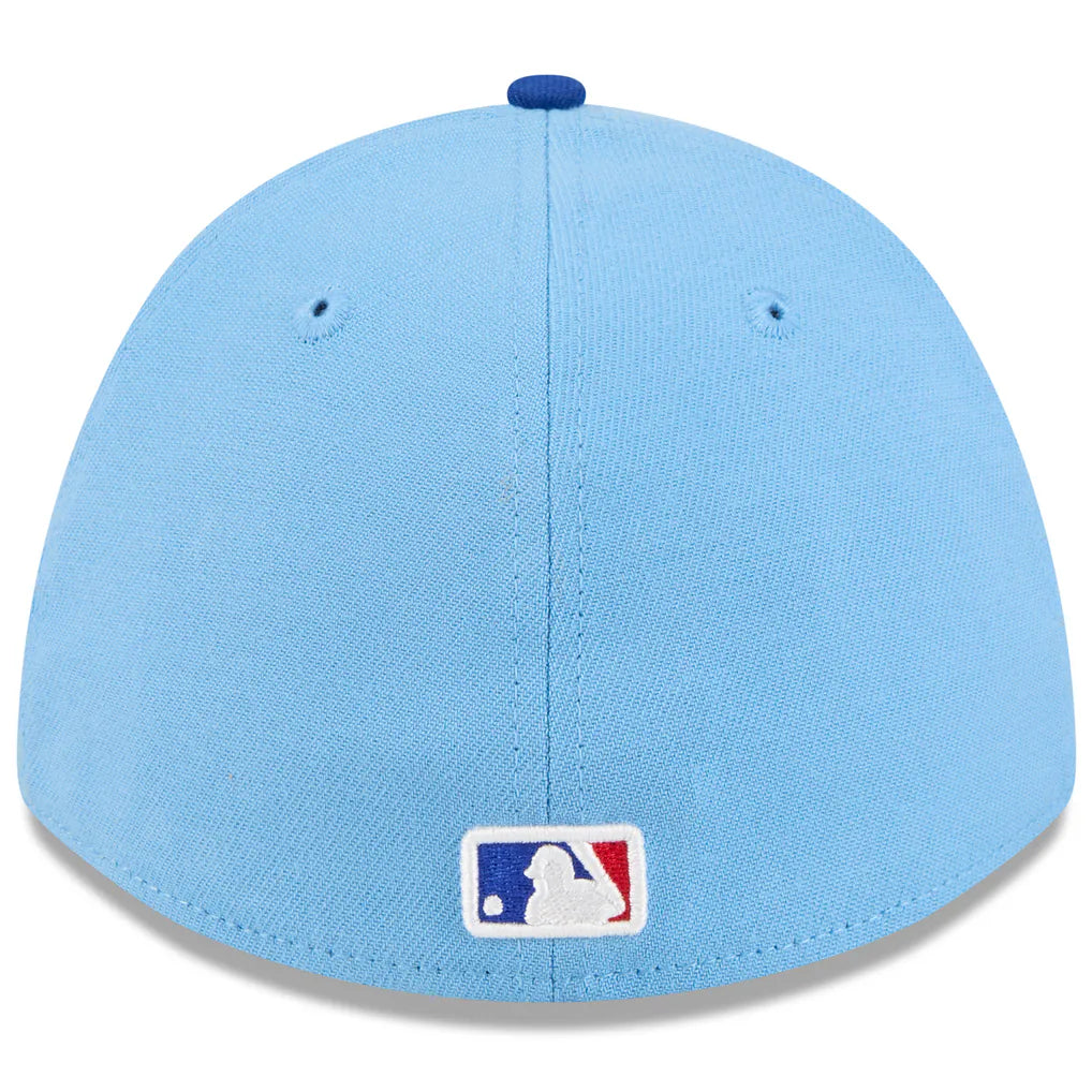 Chicago Cubs New Era 2026 Spring Training M-Crown 39THIRTY Flex Hat - Light Blue/Royal