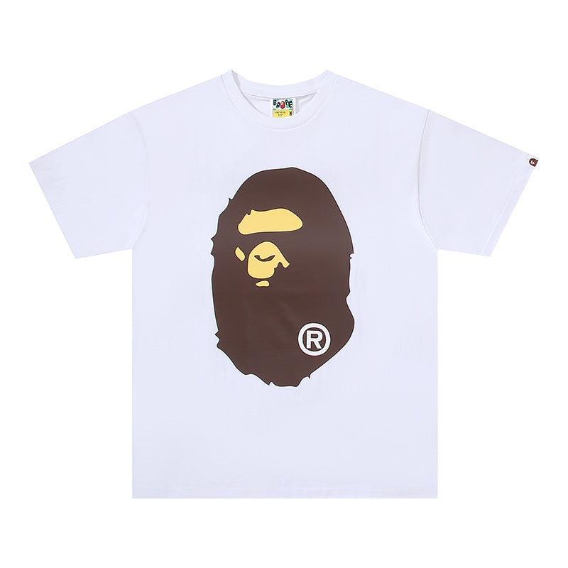 Bathing Ape White T-Shirt without Collar