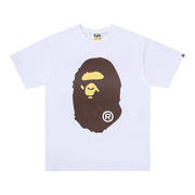 Bathing Ape White T-Shirt without Collar Techwosell