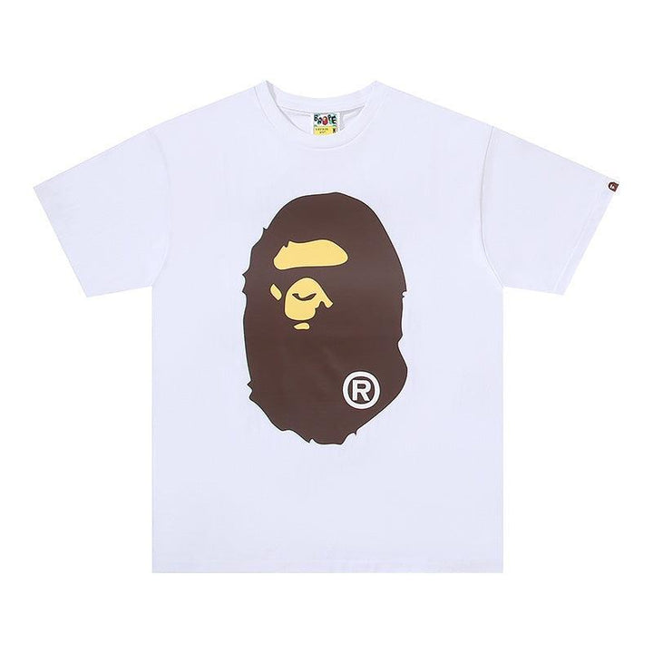 Bathing Ape White T-Shirt without Collar