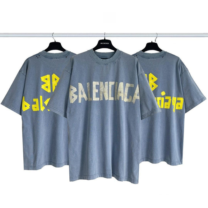 Balenciaga Blue Tape Type T-Shirt