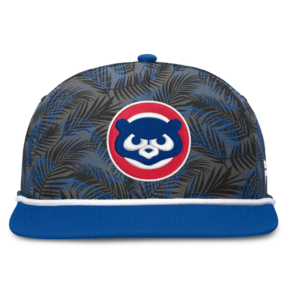 Chicago Cubs Fanatics Spring Training Moon Golfer Adjustable Hat - Gray/Royal Techwosell