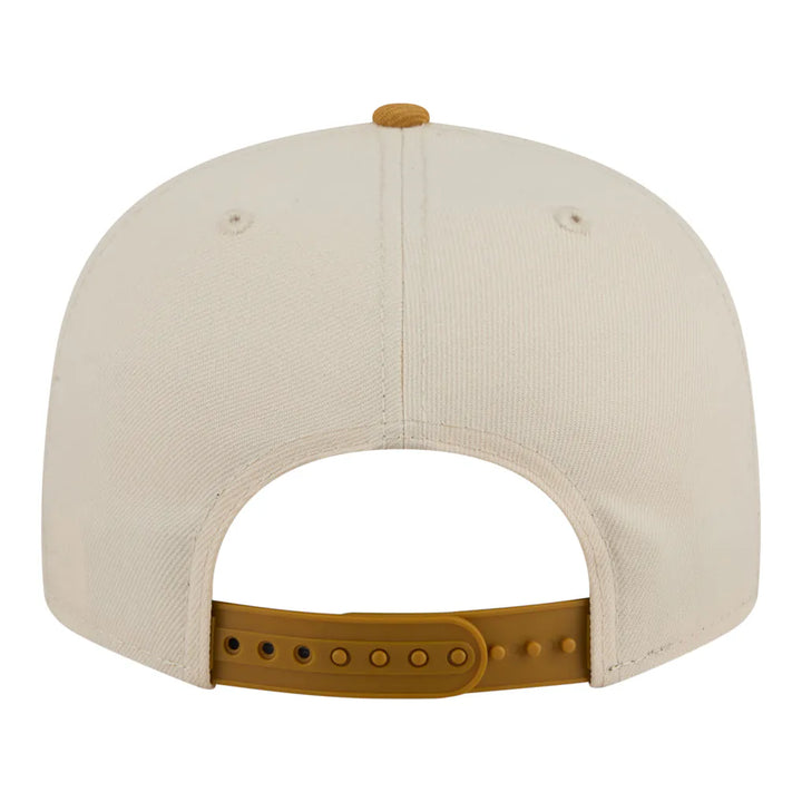 Golden State Warriors New Era Two-Tone Color Pack 9FIFTY Snapback Hat - Cream/Tan