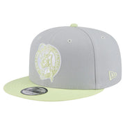 Boston Celtics New Era Color Pack Two-Tone 9FIFTY Snapback Hat - Gray/Light Green Techwosell