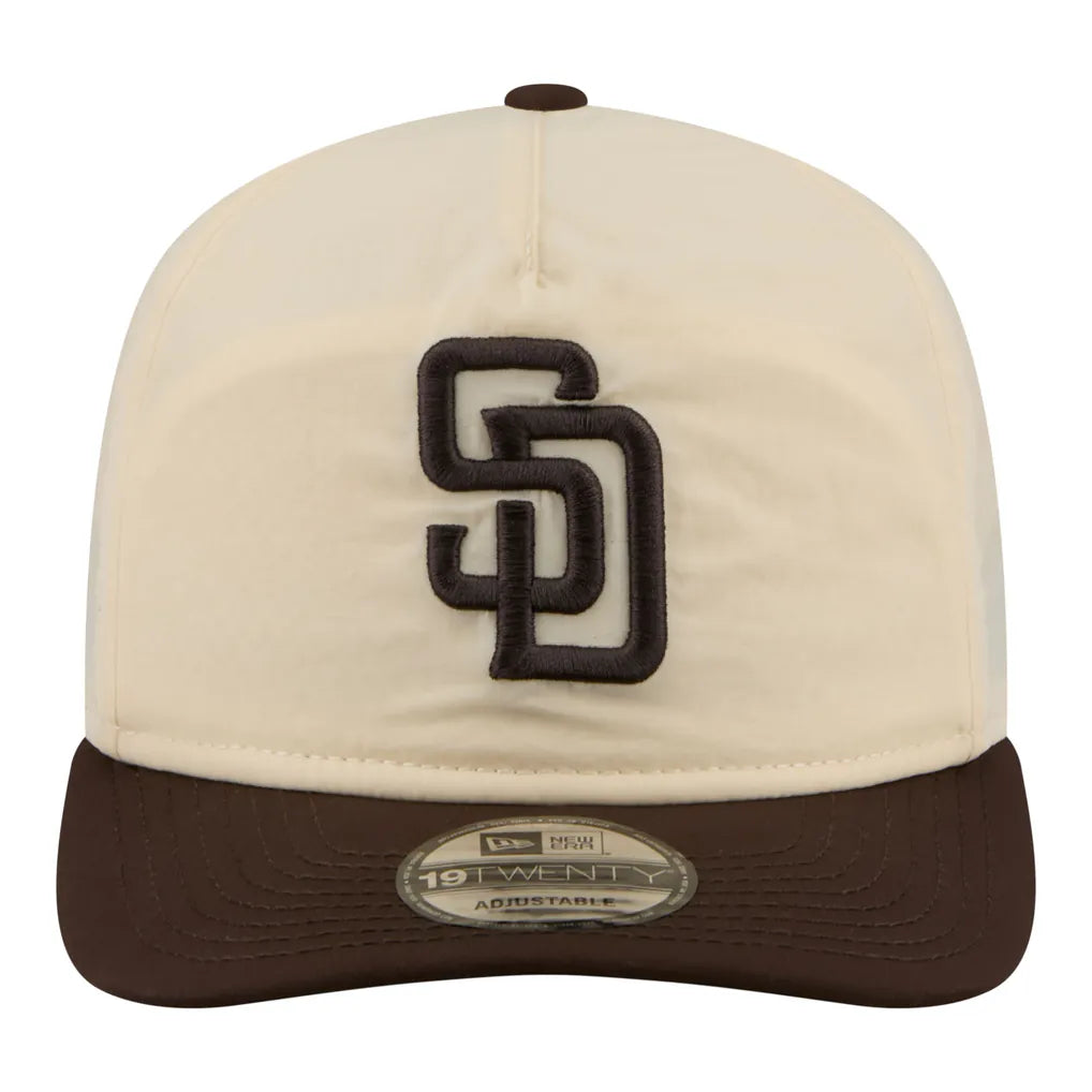 San Diego Padres New Era Everyday 19TWENTY Adjustable Hat - Cream/Brown