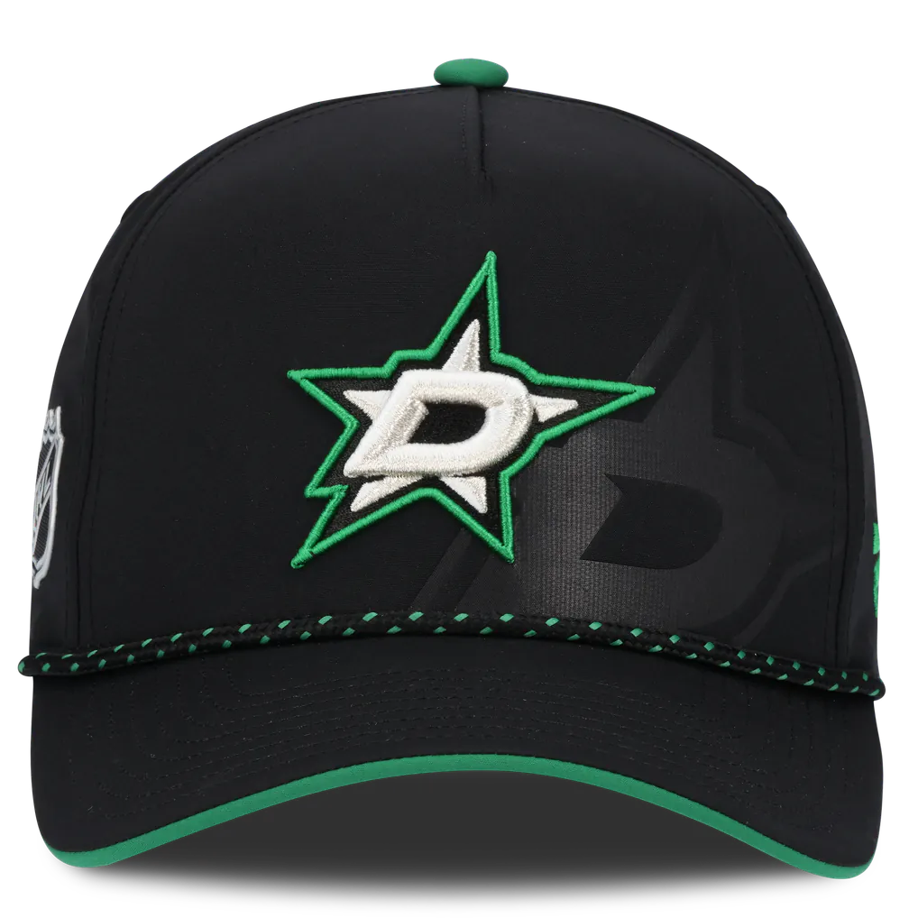 Dallas Stars Fanatics On Stage Podium A-Frame Adjustable Hat - Black