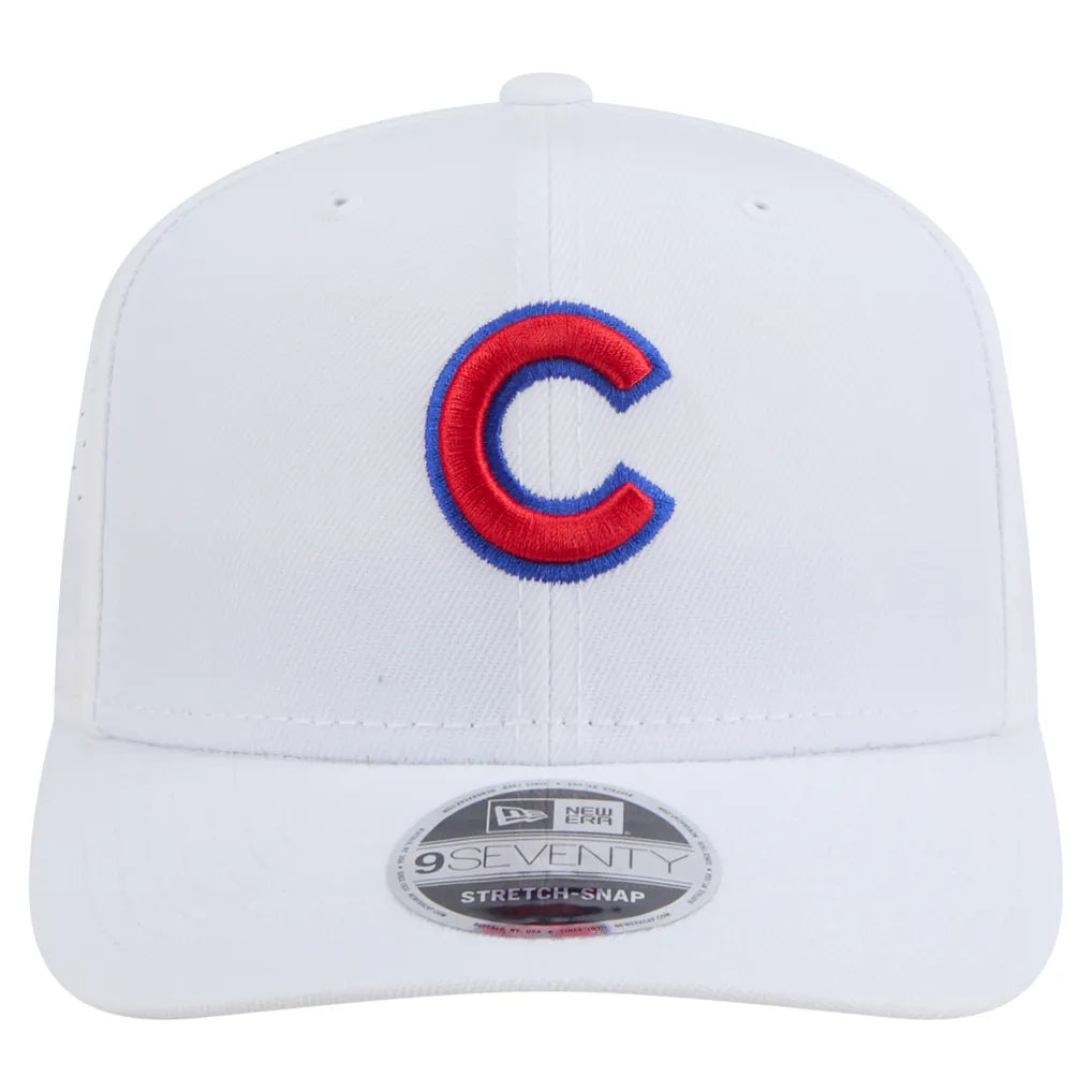 Chicago Cubs New Era COOLERA 9SEVENTY Adjustable Hat - White