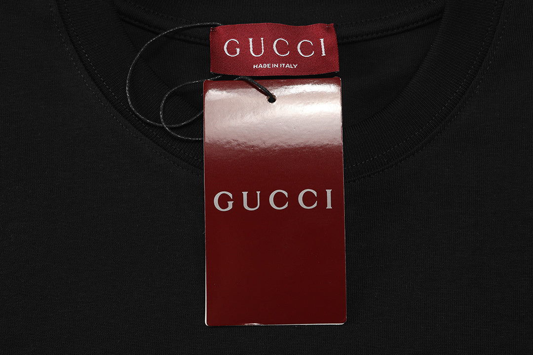 Gucci T-Shirt Without Collar 'Black' Techwosell